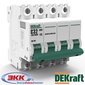 Автоматический выключатель DEKraft ВА-101 C 4P 32A 11093DEK