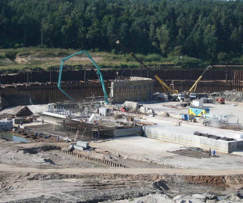 Строительство Гродненской ГЭС